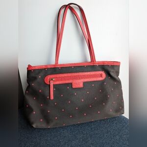Kate Spade canvas tote bag